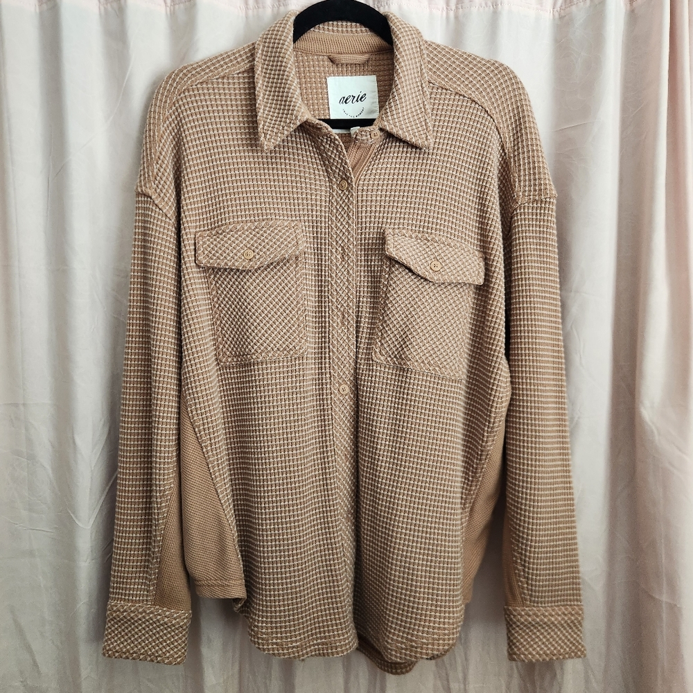 Aerie Lumberjane Waffle Button Up